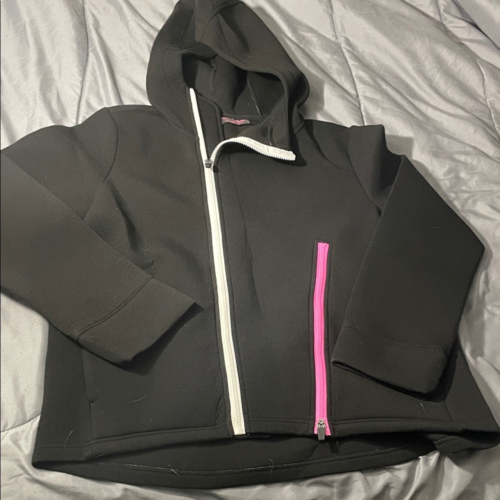 Betsey Johnson Preformance zip up with accents